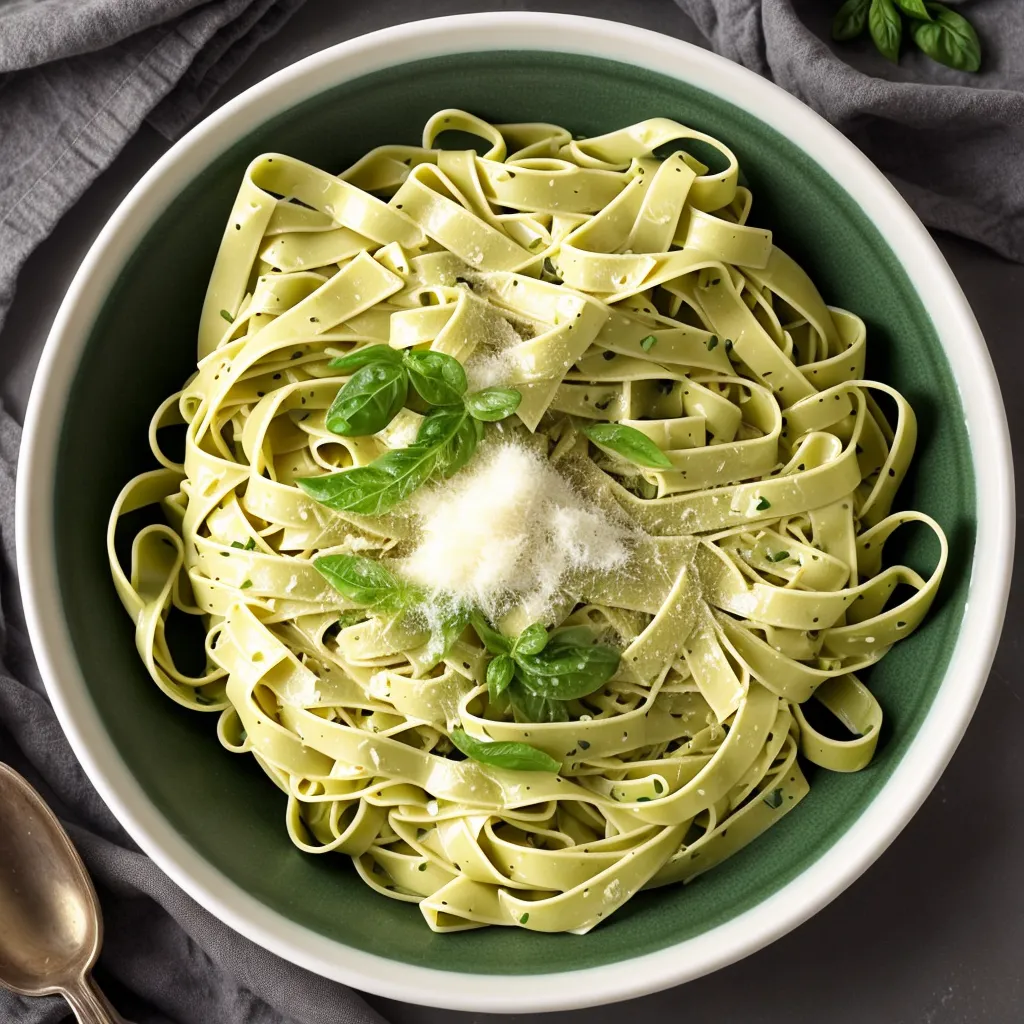 Pesto with Linguini